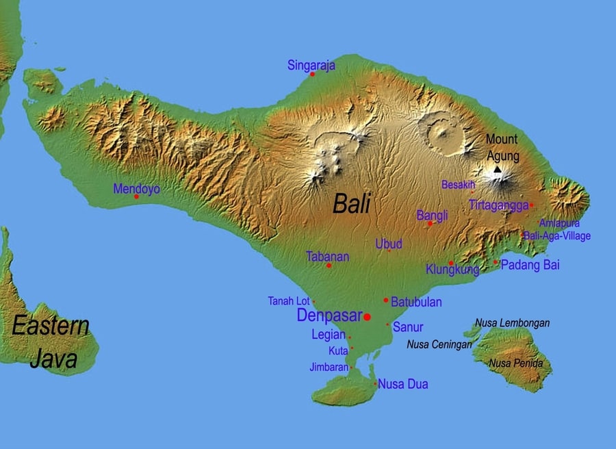 Bali Map