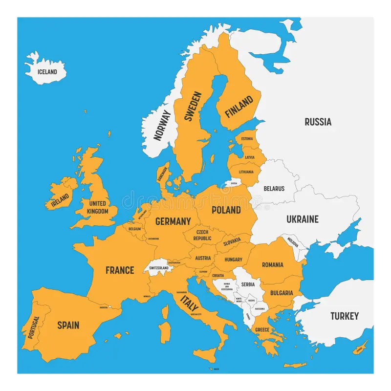 Europe Tour Map