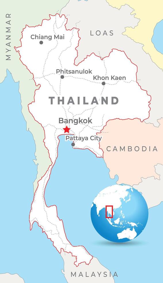 Thailand Map